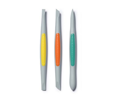 Xiem Clay Finishing Tool - Flex-Firm Silicone Set - Medium - 3pcs (CFFM3)